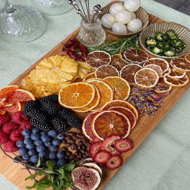 Dehydrated Fruits on a Platter