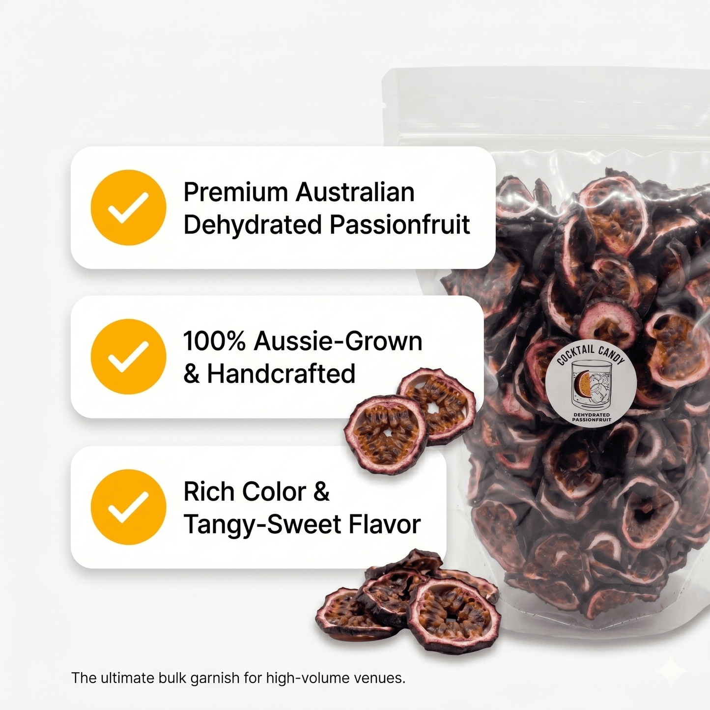 Food Service Bag - Dehydrated Passionfruit