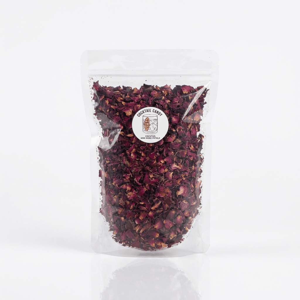 Edible Flowers - Cocktail Candy Mini Rose Petals