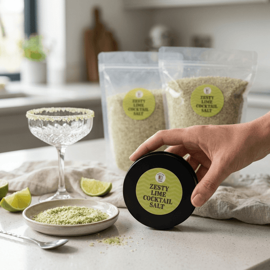Food Service Pouch - Cocktail Rimming Salt – Zesty Lime Blend