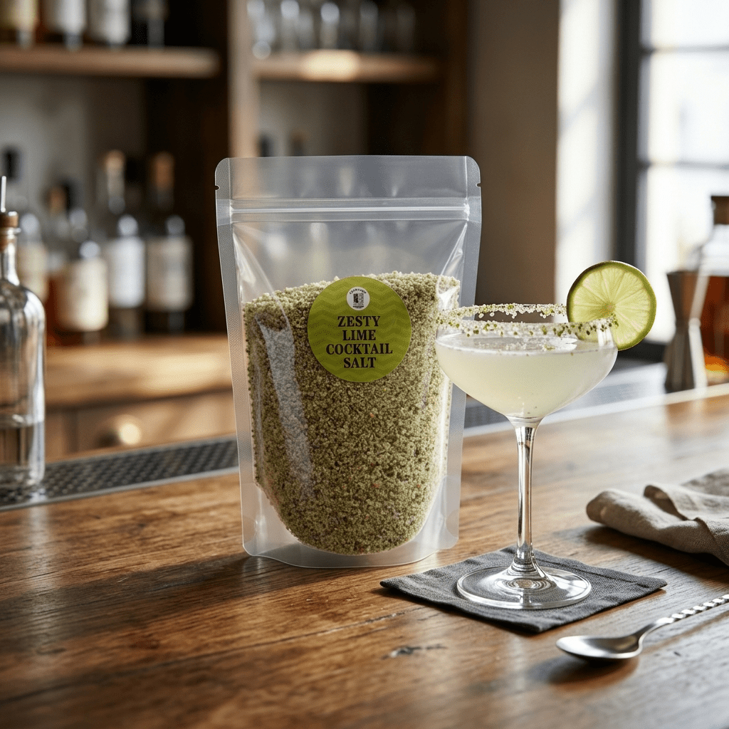 Food Service Pouch - Cocktail Rimming Salt – Zesty Lime Blend