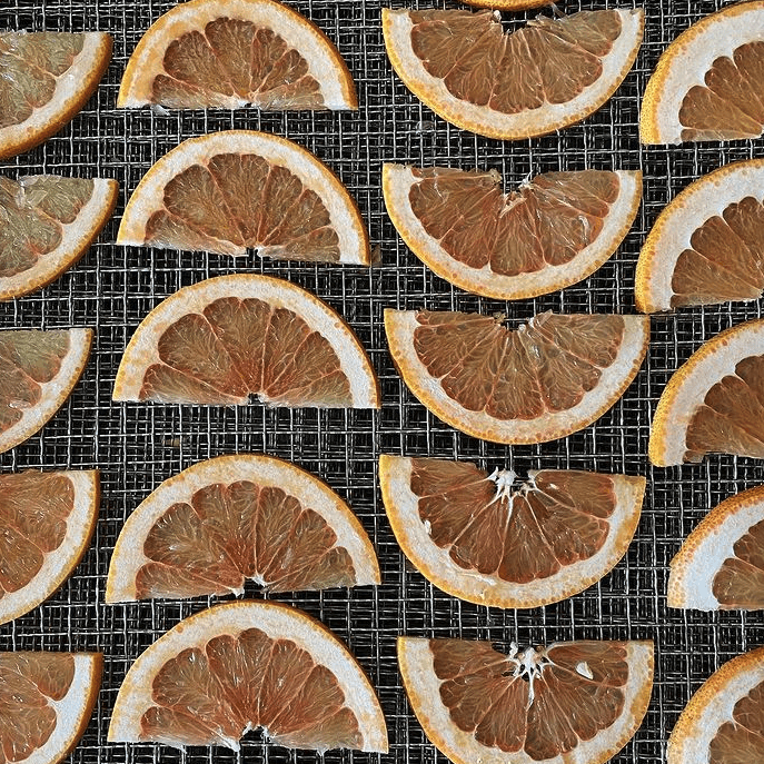 Dehydrated Grapefruit Halves