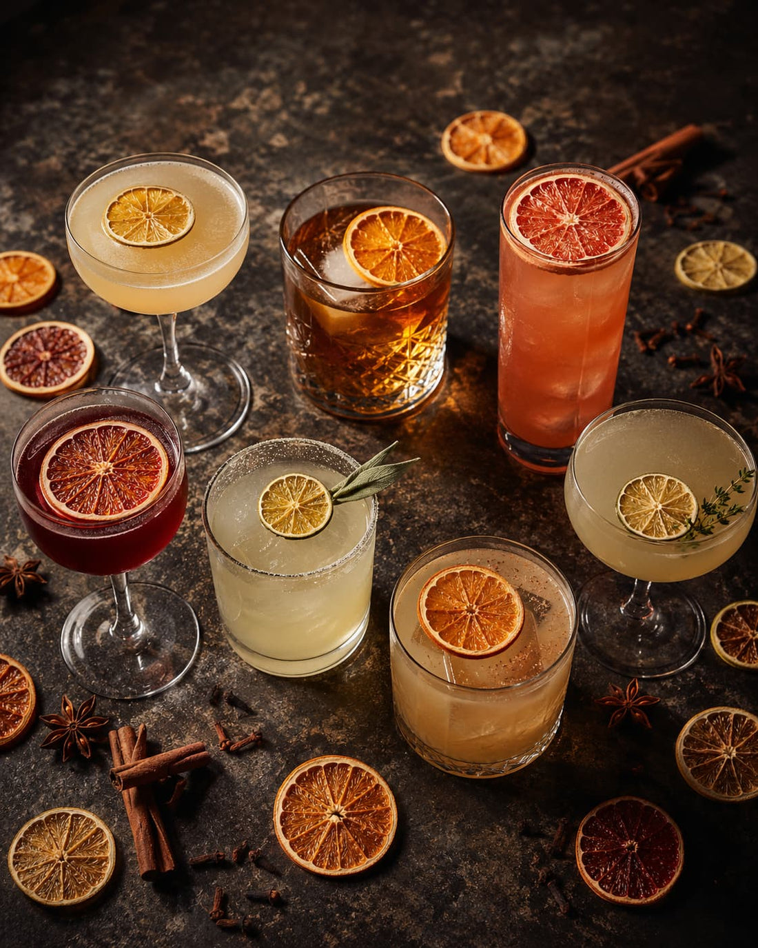 The Best Dried Citrus Garnish for Every Spirit (Plus Infographic for Your Home Bar!)