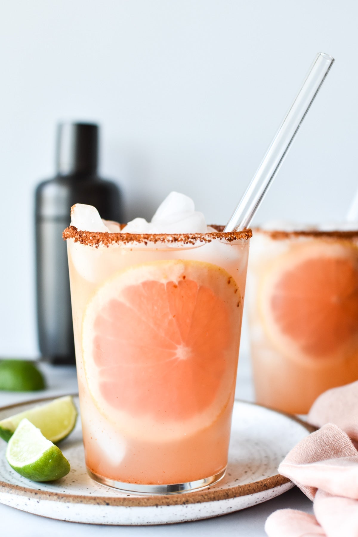 How to Make a Smoky Mezcal Paloma with a Spicy Grapefruit Rim