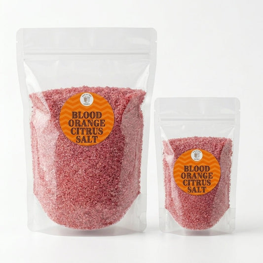Food Service Pouch - Cocktail Rimming Salt – Blood Orange Citrus Blend