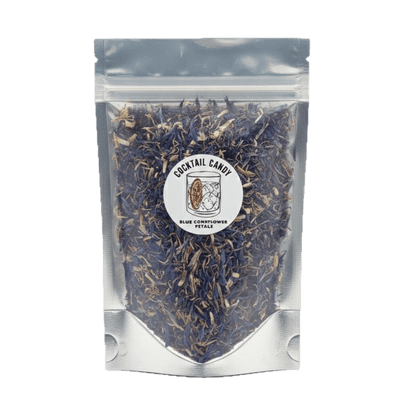 Edible Flowers - Cocktail Candy Blue Cornflower