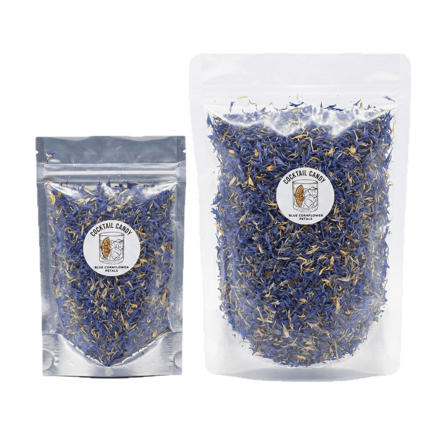 Edible Flowers - Cocktail Candy Blue Cornflower