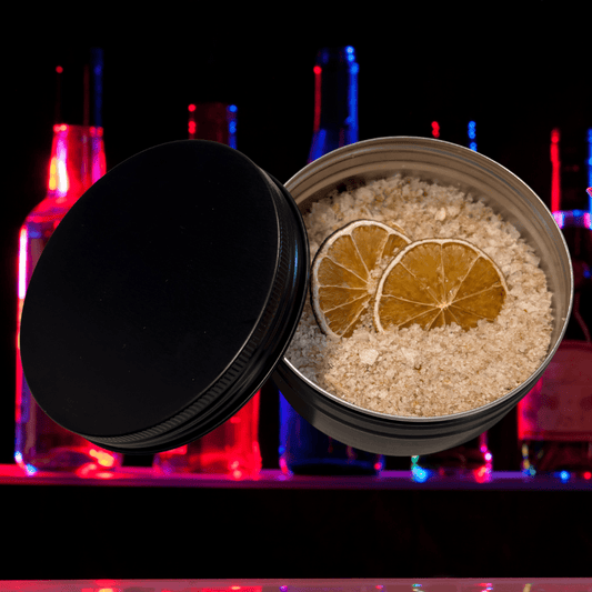 Cocktail Rimming Salt – Zesty Lime Flavoured Salt (Large Tin)