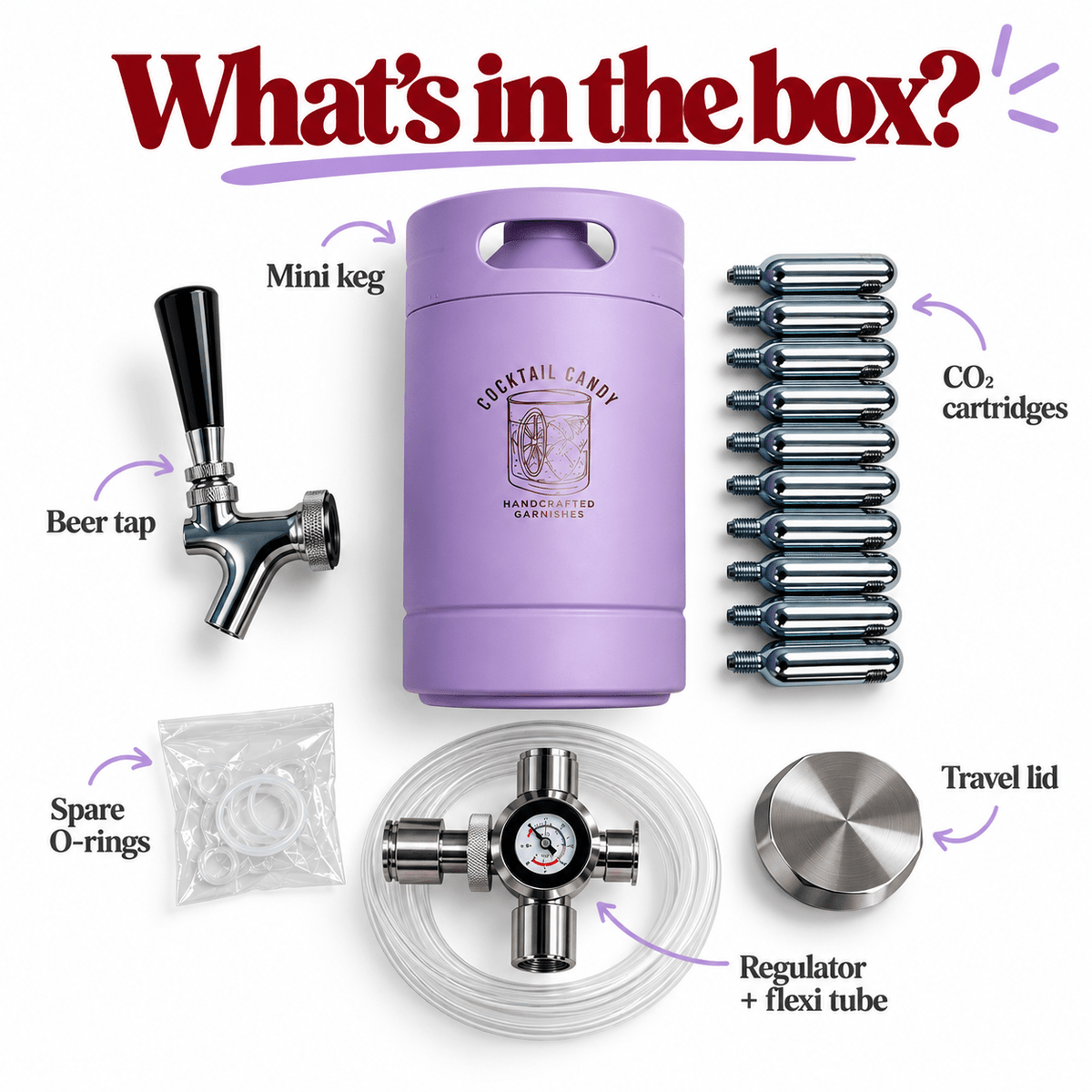 Cocktail Candy Mini Keg