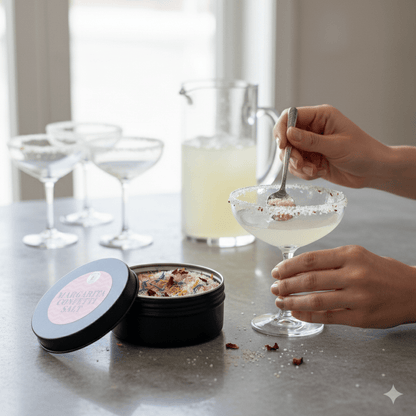 Cocktail Rimming Salt – Margarita Confetti Salt Blend (Large Tin)