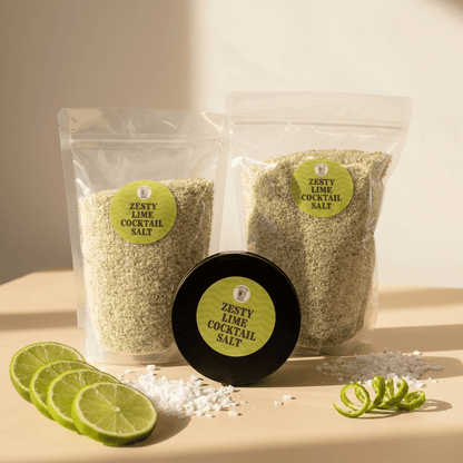 Food Service Pouch - Cocktail Rimming Salt – Zesty Lime Blend