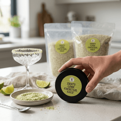 Food Service Pouch - Cocktail Rimming Salt – Zesty Lime Blend
