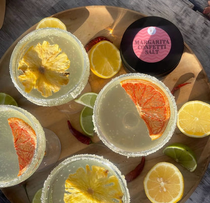 Cocktail Rimming Salt – Margarita Confetti Salt Blend (Large Tin)