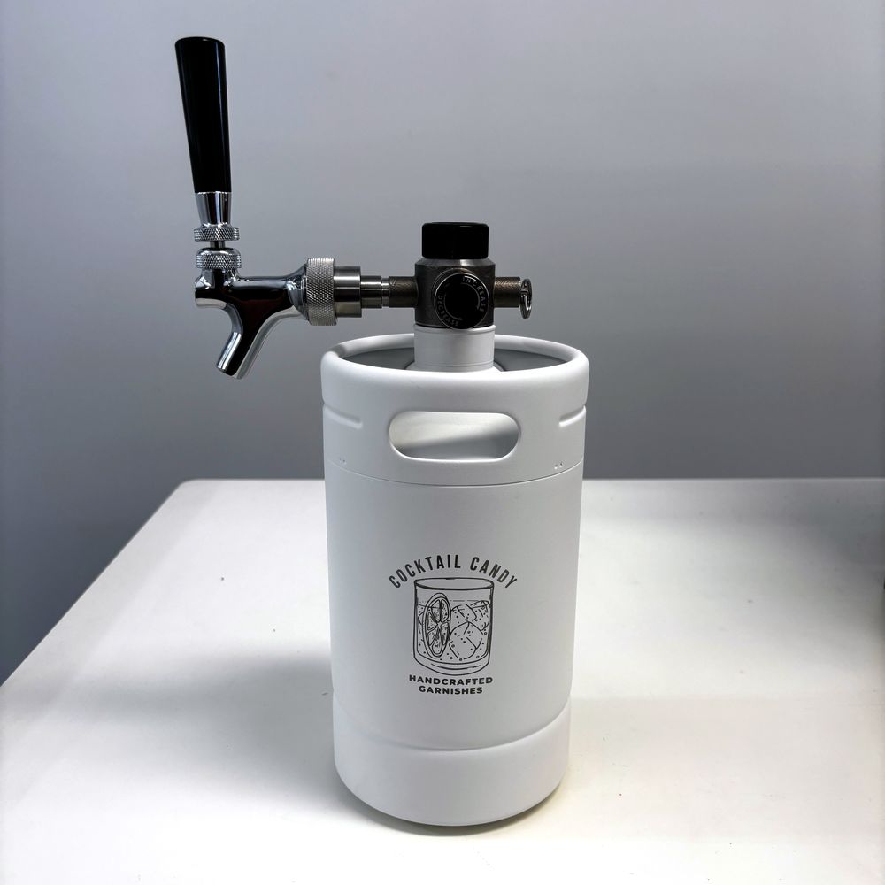 Coconut White Cocktail Candy Mini Keg