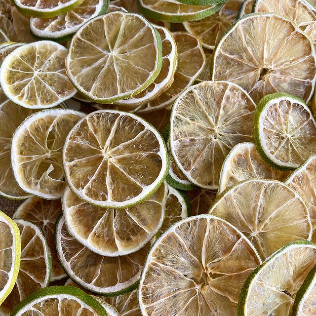 Dehydrated Limes Cocktail Candy